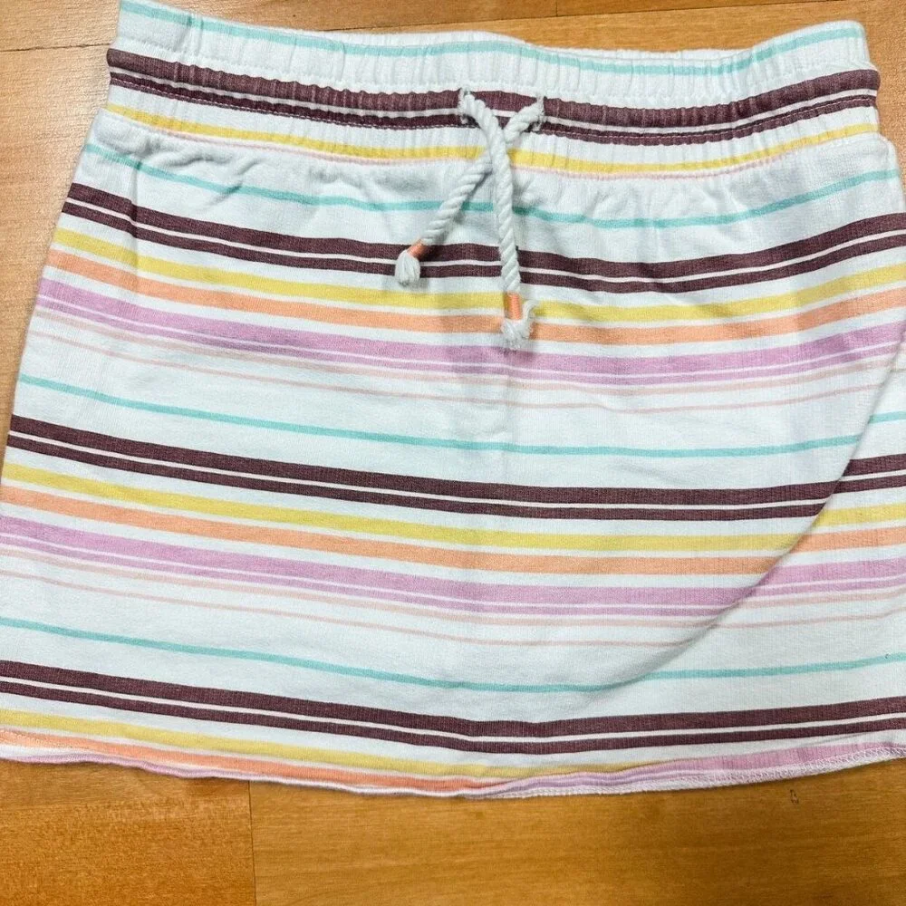 Oshkosh Girls Striped Cotton Skort Size 8